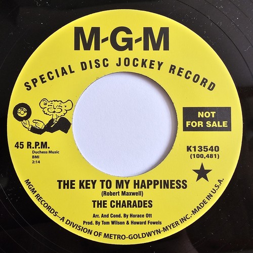 The Charades The Key To My Happiness MGM Northern Soul Oldie