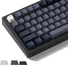 PBT Keycaps Gray Cherry Profile Universal For 60/75/96/100 Percent Keyboard