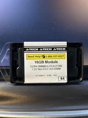 A-Tech 16GB DDR4-2666 PC4-21300 260-Pin SO-DIMM Laptop RAM Non-ECC