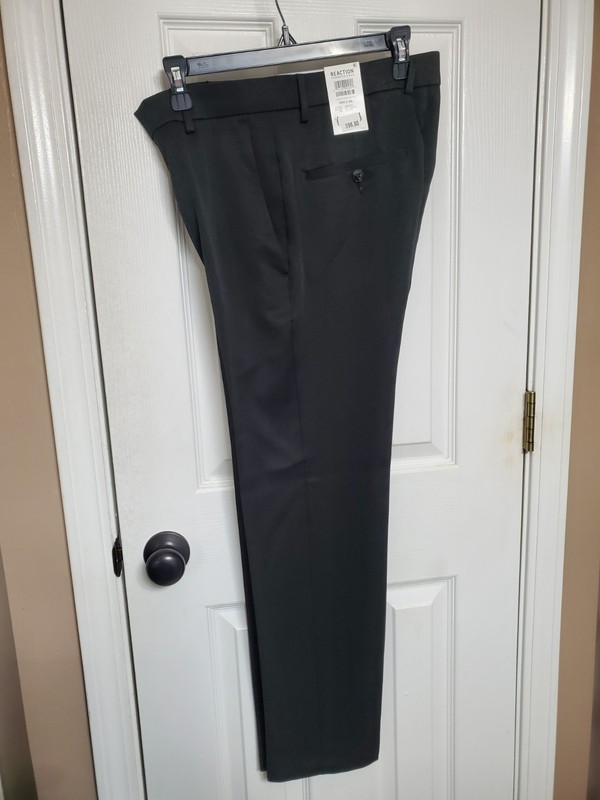 Kenneth Cole Reaction Men's Black Suit Pants New With Tags Size  29x30