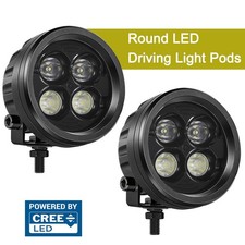 2x 4 80w Cree Led Round Offroad Driving Spot Lights Flood Pod Headlight 4wd Utv 2x 4 80w Cree Led Round Offroad Driving Spot Lights Flood Pod Headlight 4wd Utv