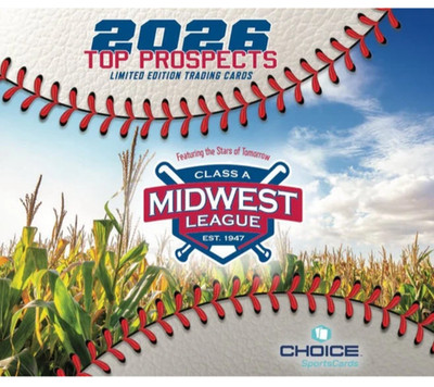 2026 Choice MILB Minor League Baseball MIDWEST LEAGUE TOP PROSPECTS Singles