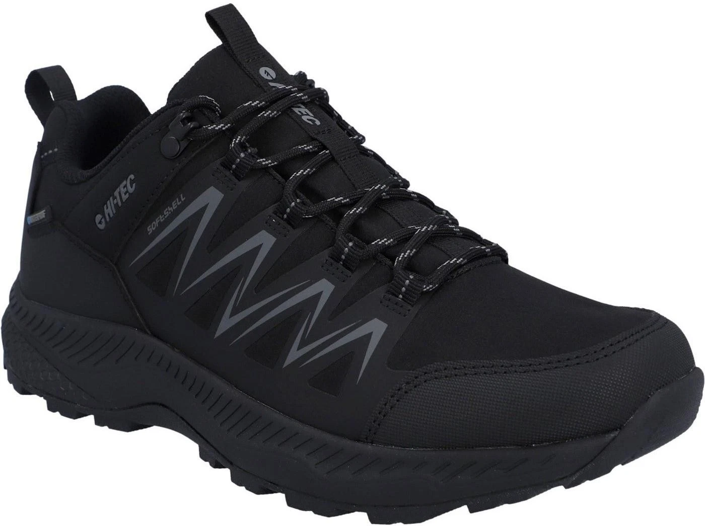 Hi-Tec Stealth Low black waterproof trail hiking walking shoes
Opens in a new window or tab