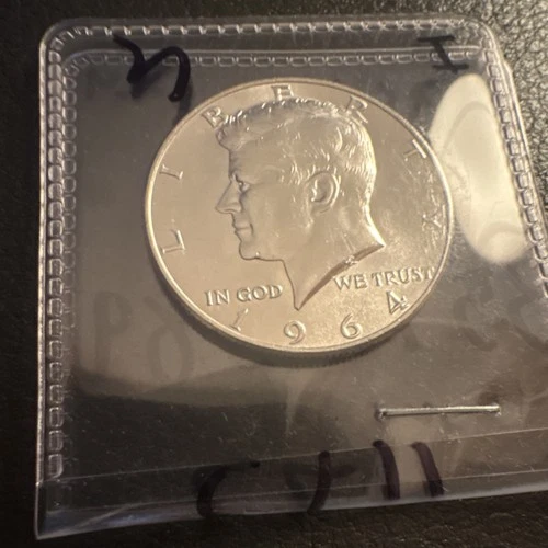 1964 Kennedy Half Dollar Silver 50C US Coin Uncertified Fineness 0.9
