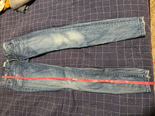 Hudson Made in USA Women’s Blue Medium Wash Skinny Slim Fit Jeans Size 25