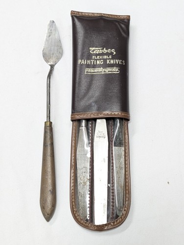 VTG Flexible Painting Knives Set Japan Frederic Taubes Permanent Pigments 