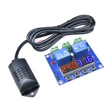 XH-M452 DC 12V Dual Digital LED Temperature  Humidity Control Thermostat Probe