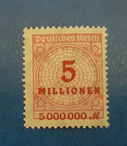 Briefmarke Deutsches Reich 5 Millionen