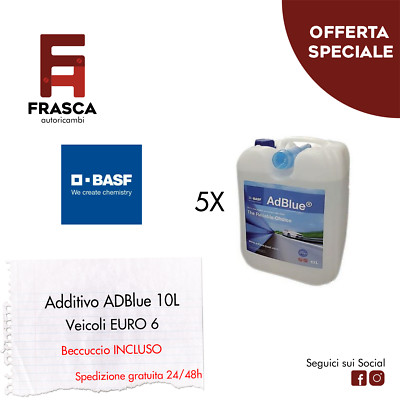 ADBLUE ADDITIVO 10 LITRI UREA Veicoli Euro 6 Tecnologia SCR Con Beccuccio 10lt.1.15.24.gp.5455 - Foto 5