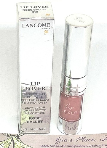 LANCOME #313 LIP LOVER ROSA BALLET 8H HUMEDAD COLOR ROCÍO CAJA PERFECCIONADORA DE LABIOS - Imagen 4 de 12