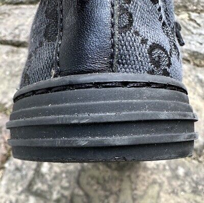 ✨Gucci GG✨(426187) Women's Black Canvas/Leather Sneakers ✨Gucci GG✨(426187) Women's Black Canvas/Leather Sneakers
