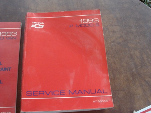 OEM 1993 Chevrolet Astro Van or P Model Service Manual - Picture 3 of 4