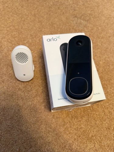 Arlo 2. Gen Funk Türklingel Kamera MIT Arlo Chime 2 - Weiß & Gebraucht