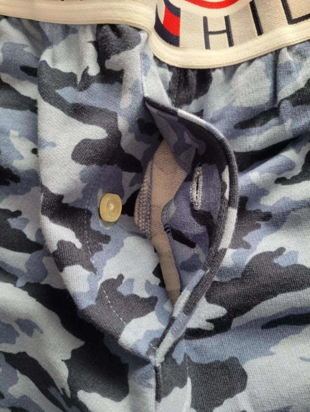 Tommy Hilfiger Men's Blue Camo Cotton Jogger Sleepwear 2XL-XL-L-M image 6
