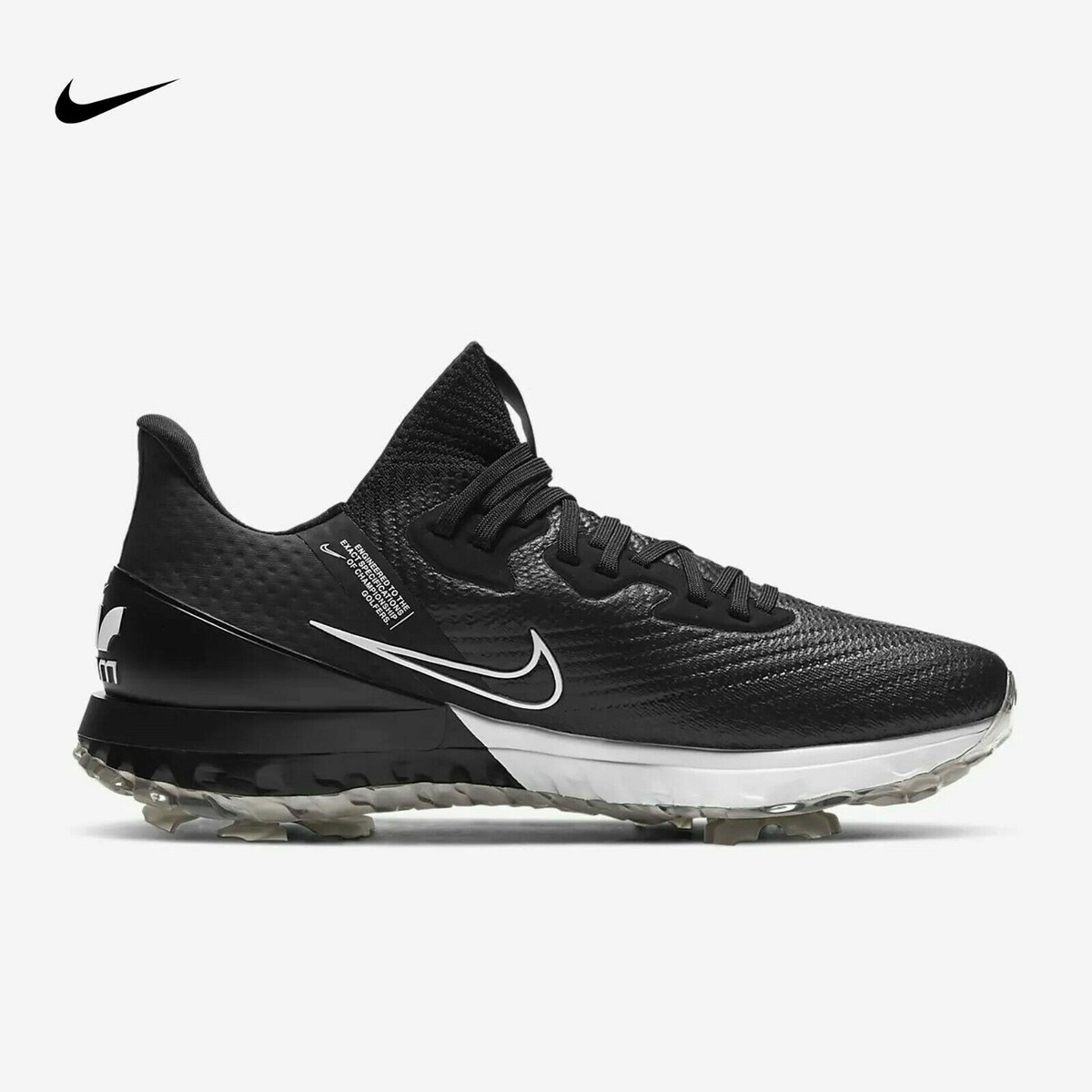 NIKE AIR ZOOM INFINITY TOUR GOLF SHOES SIZE 10.5 BLACK WHITE  display picture 1
