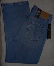 LEVI'S Womens HIGH-RISE RIBCAGE STRAIGHT ANKLE BUTTON-FLY JEANS Size 30 X 27 NEW