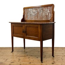 Antique Mahogany Washstand (M-5422)