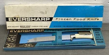 Vtg  Ever Sharp Frozen Food Knife In Original Box Magic-Edge Sheffield England