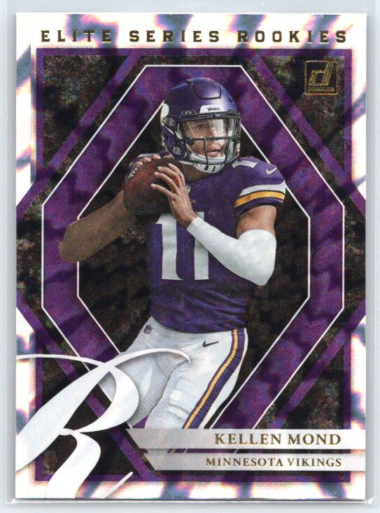 2021 Donruss Kellen Mond #ESR-KMO Elite Series Rookies Minnesota Vikings