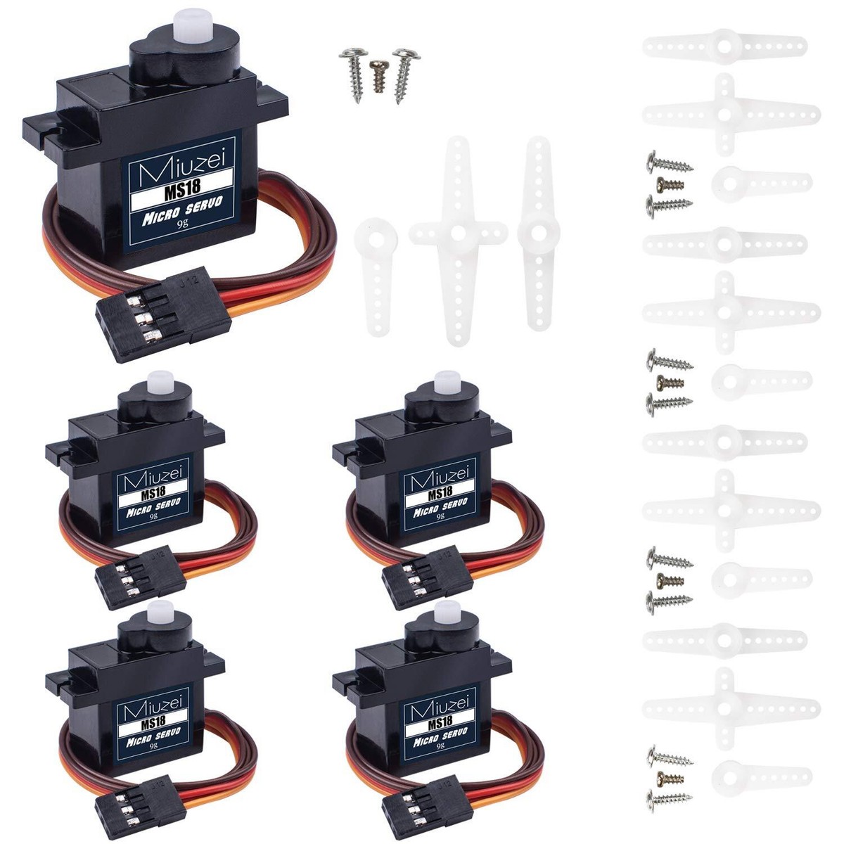 Servomotori Micro Binghe - 6 Pezzi Con Ingranaggi Metallici Per Arduino - Foto 8