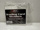 10 BCW Horizontal Trading Card Dividers - New Unopened With Tracking! — photo 2