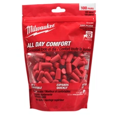 Milwaukee 48-73-3005 Disposable Ear Plugs (100 Pack)