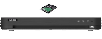 LTS 16CH 8MP Turbo BNC HD DVR with 8TB HDD Installed. (TVI/CVI/AHD/IP)