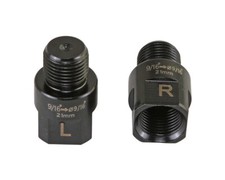 ALTALINE BICYCLE PEDAL EXTENDERS 21MM 9/16 CRANK TO 9/16 PEDAL BLACK.