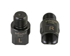 ALTALINE BICYCLE PEDAL EXTENDERS 21MM 9/16 CRANK TO 9/16 PEDAL BLACK.