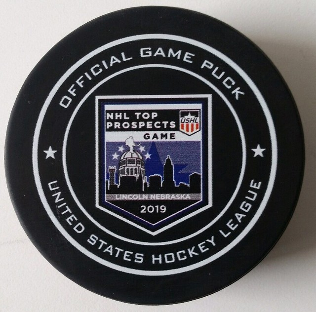 2019 USHL NHL Top Prospect Official Game Puck Lincoln Stars Tough Puck eBay