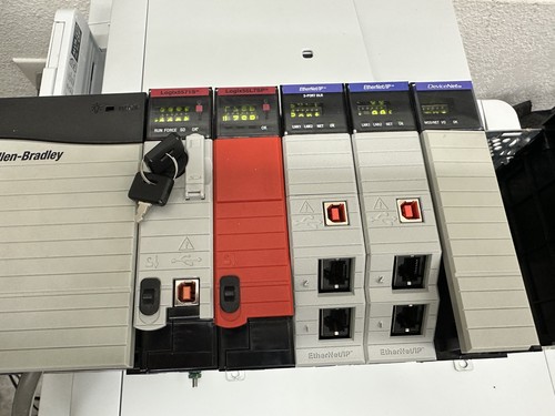 7 Slot ControlLogix Rack with L71S,SP, 2x EN2TR, DNB. Users working V36 ...