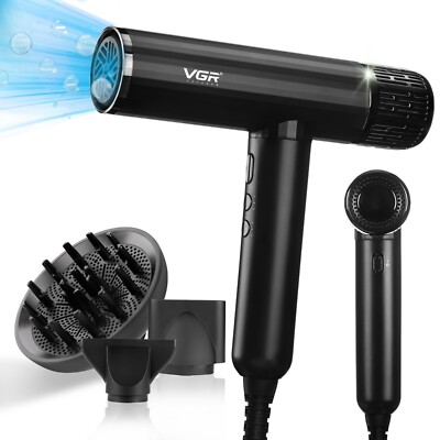 VGR Hair Dryer Nozzle Diffuser Curly Hair Professional Ionic