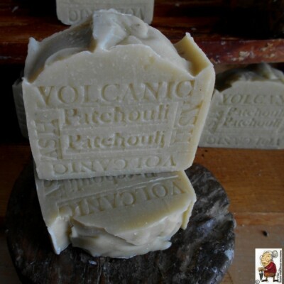 All Natural Artisan Soap Volcanic Ash With Shea Butter and Patchouli 7 oz