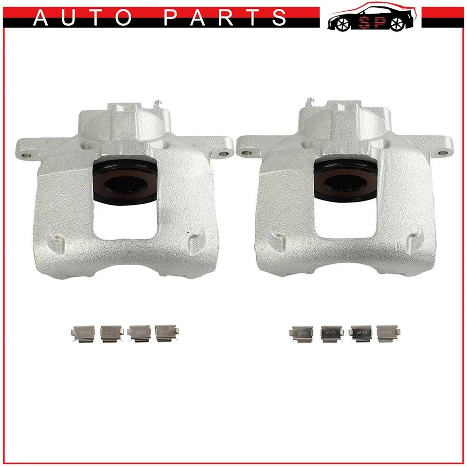 2x Front Left Right Brake Calipers For 2013 2014 2015 2016 Jeep Wrangler - Image 3 of 4