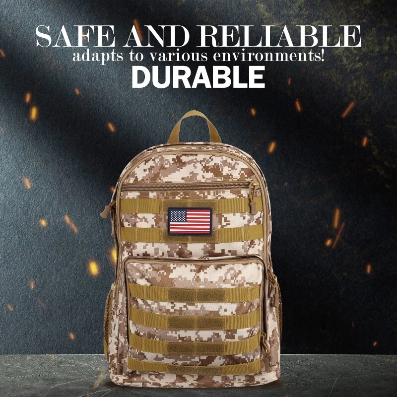 Mochila militar 28L exército Molle mochila tática viagem acampamento mochila - Imagem 4 de 4