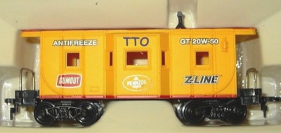 HO SCALE Model Power PENNZOIL BAY WINDOW CABOOSE READ DESCRIPTION NO BOX NEW