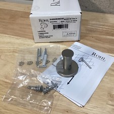 Rohl LO7STN Lombardia Single Robe Hook, Satin Nickel