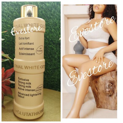 AUTHENTIC Final White Gold. Extra Fort Advanced Lightening Body Lotion. 500mlX 1