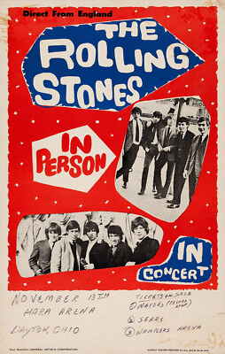 ROLLING STONES CONCERT POSTER | eBay
