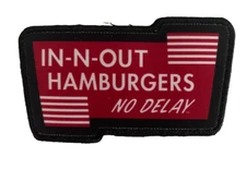 1  Patch In N Out Rare NHRA  Burger Rare Iron On Patch with instructions