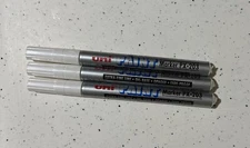 Uni-Paint 63723-PX-203 extra-fine tip permanent paint marker  3 each - SILVER