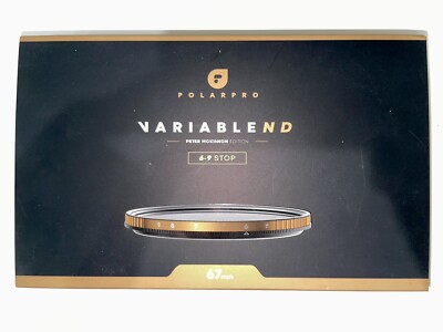 Peter McKninnon Edition - PolarPro Variable ND Filter 6-9 Stops - 67mm