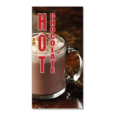 Hot Chocolate Food And Drink  DECAL STICKER Retail Store Sign