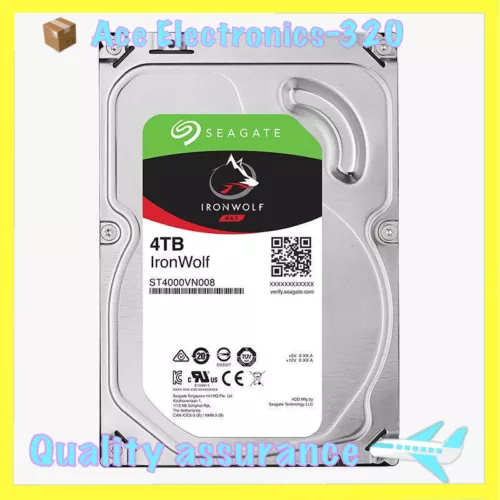Seagate IronWolf ST4000VN008 4TB NAS 64MB 6Gb/s SATA 3.5" HDD Hard Disk Drive