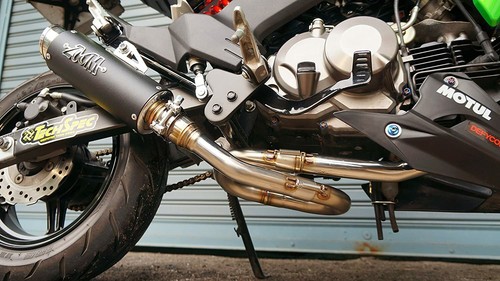 kawasaki z125 zoom exhaust