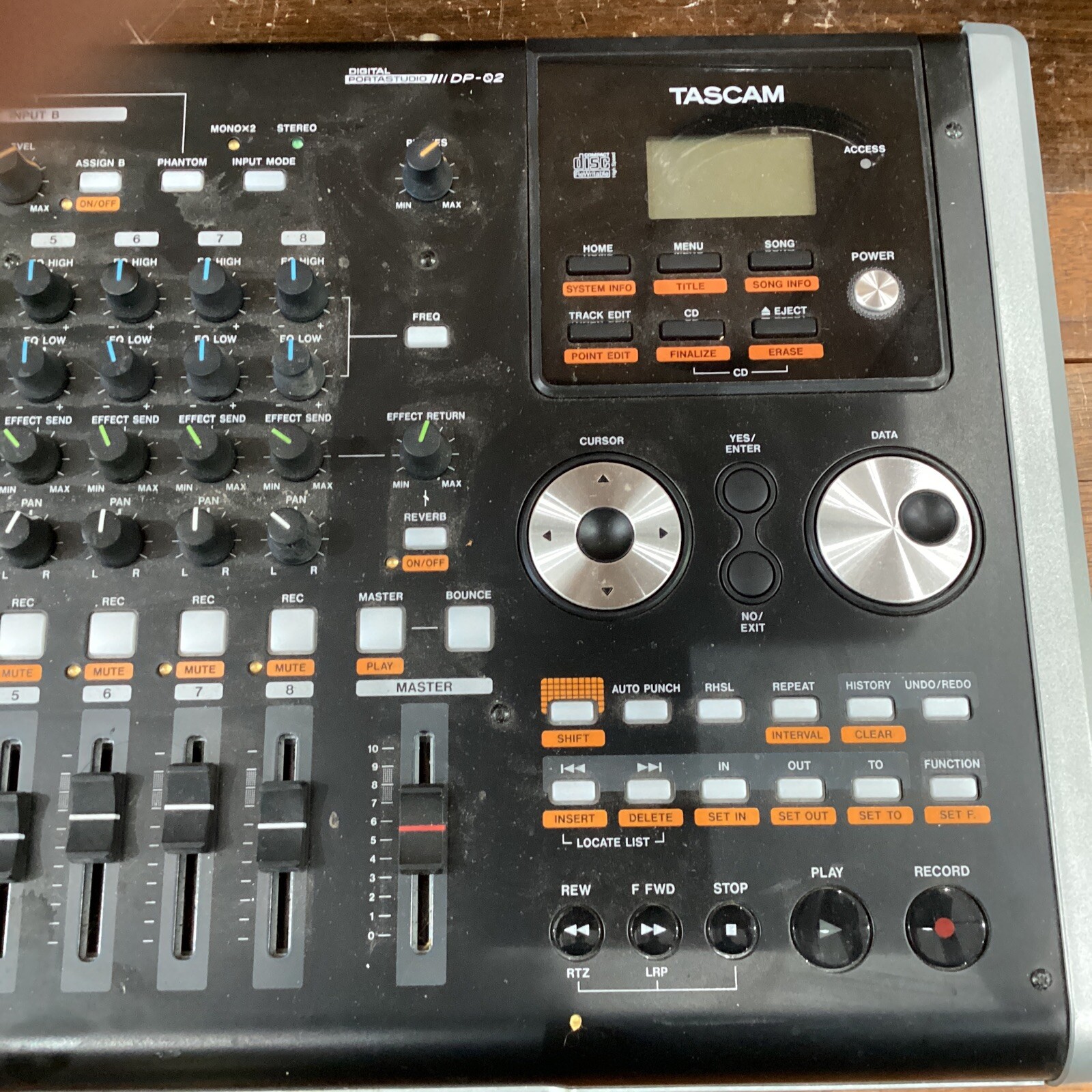 Tascam DP02 Portastudio 8Track Mixer CD Burner Home Recording Digital
