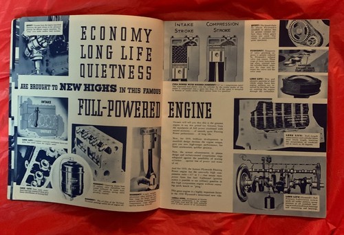 1939 Plymouth "DeLUXE"- Original Car Dealer Sales Brochure / Catalog - Picture 5 of 11