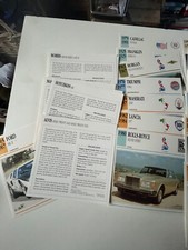 Collectors Club Card various classic car cards
