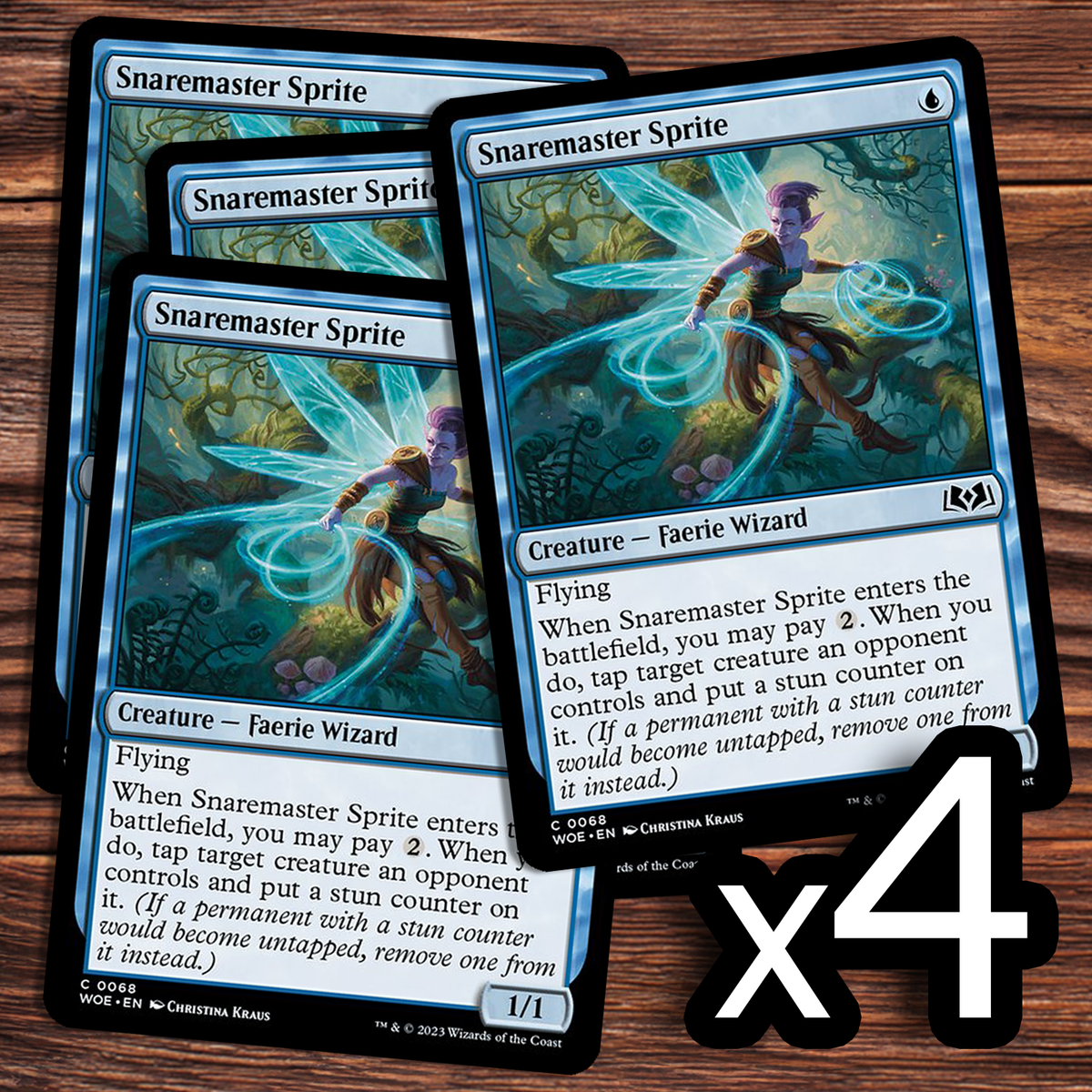 4x Snaremaster Sprite - NM - Wilds of Eldraine - MTG | eBay