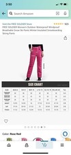Women  s snow pants NEW